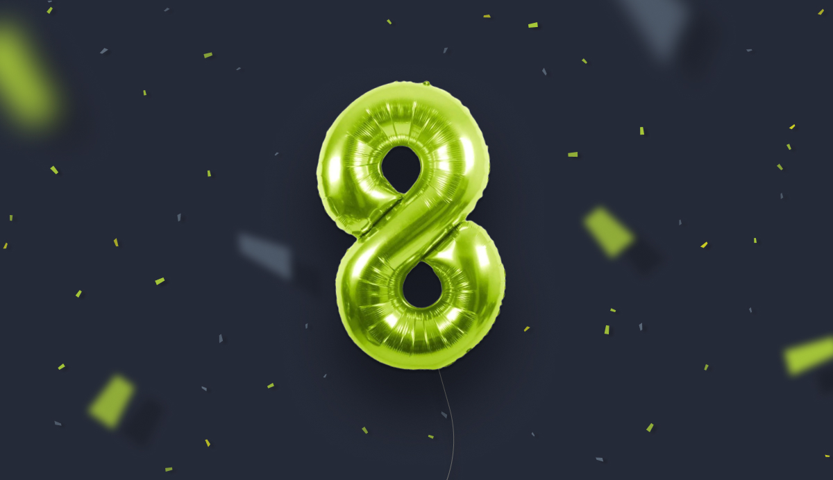 It's Our 8th Birthday!