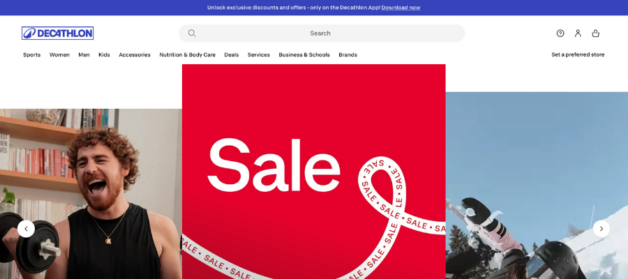 Decathlon AI-powered search