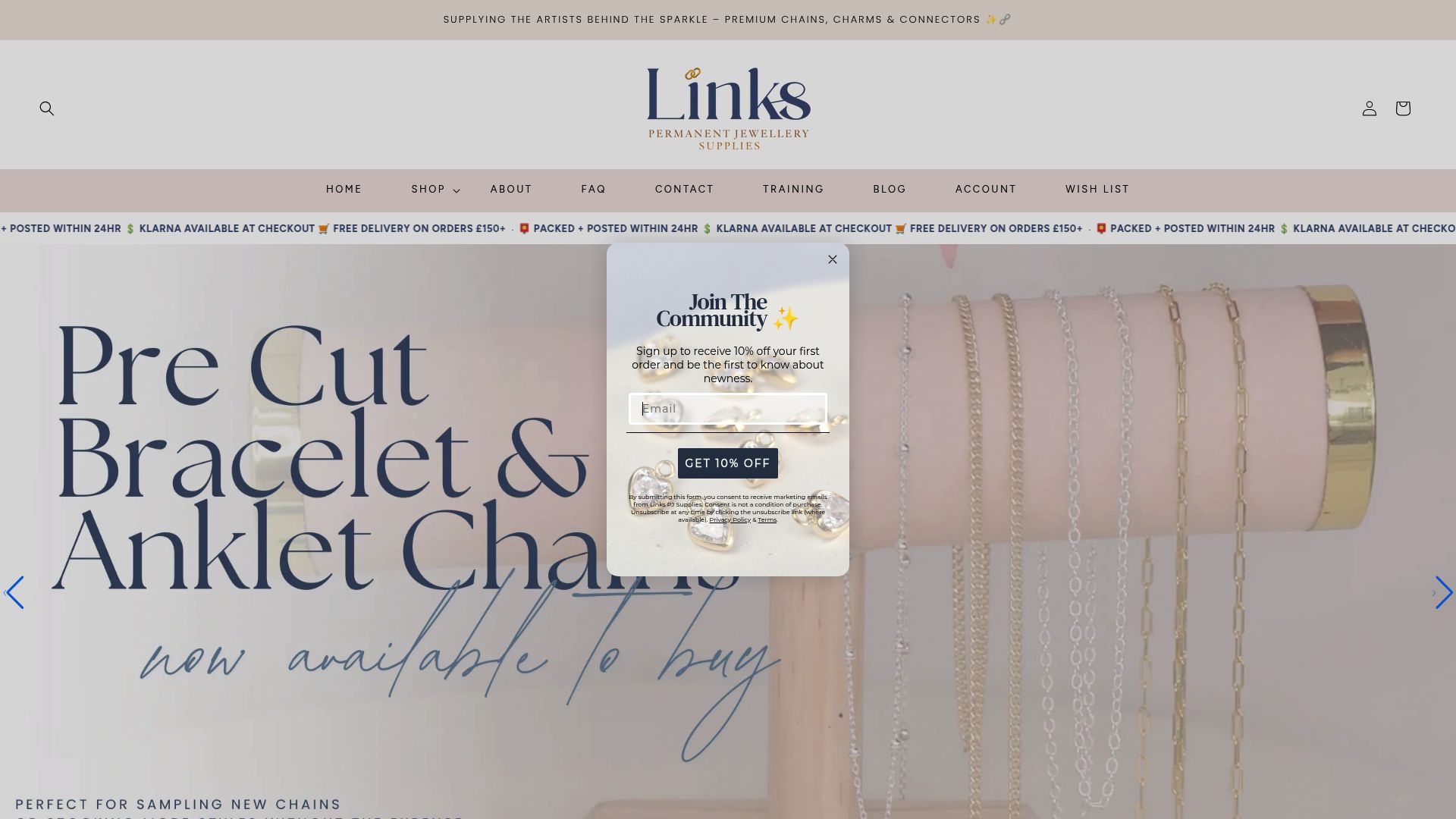 Links Permanent Jewellery Supplies