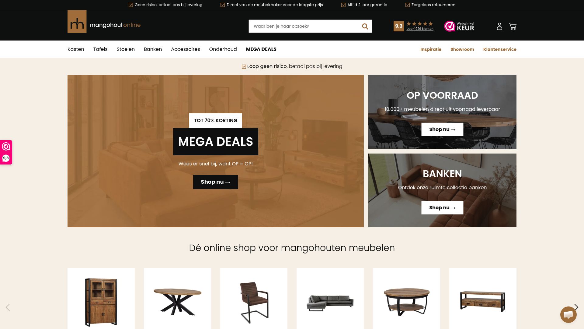 MangoHout Online