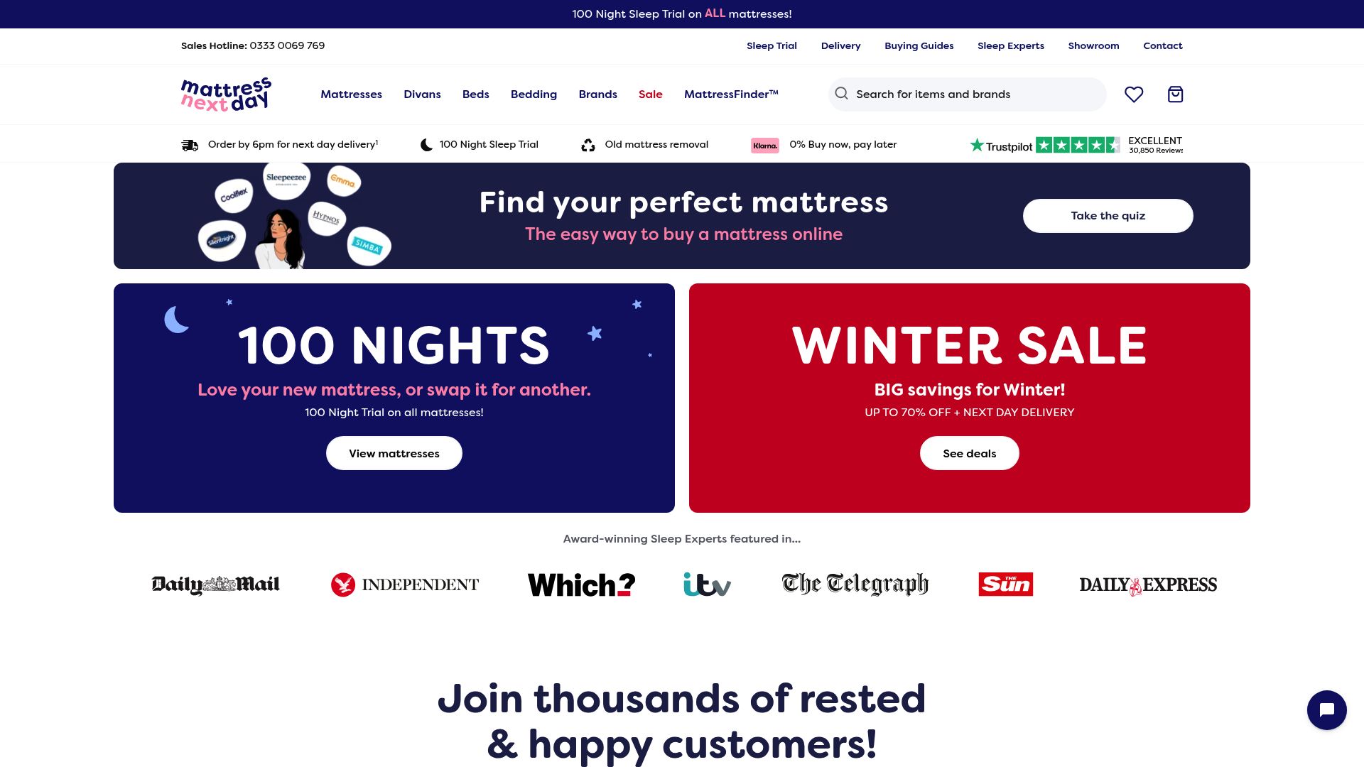 Mattress Next Day