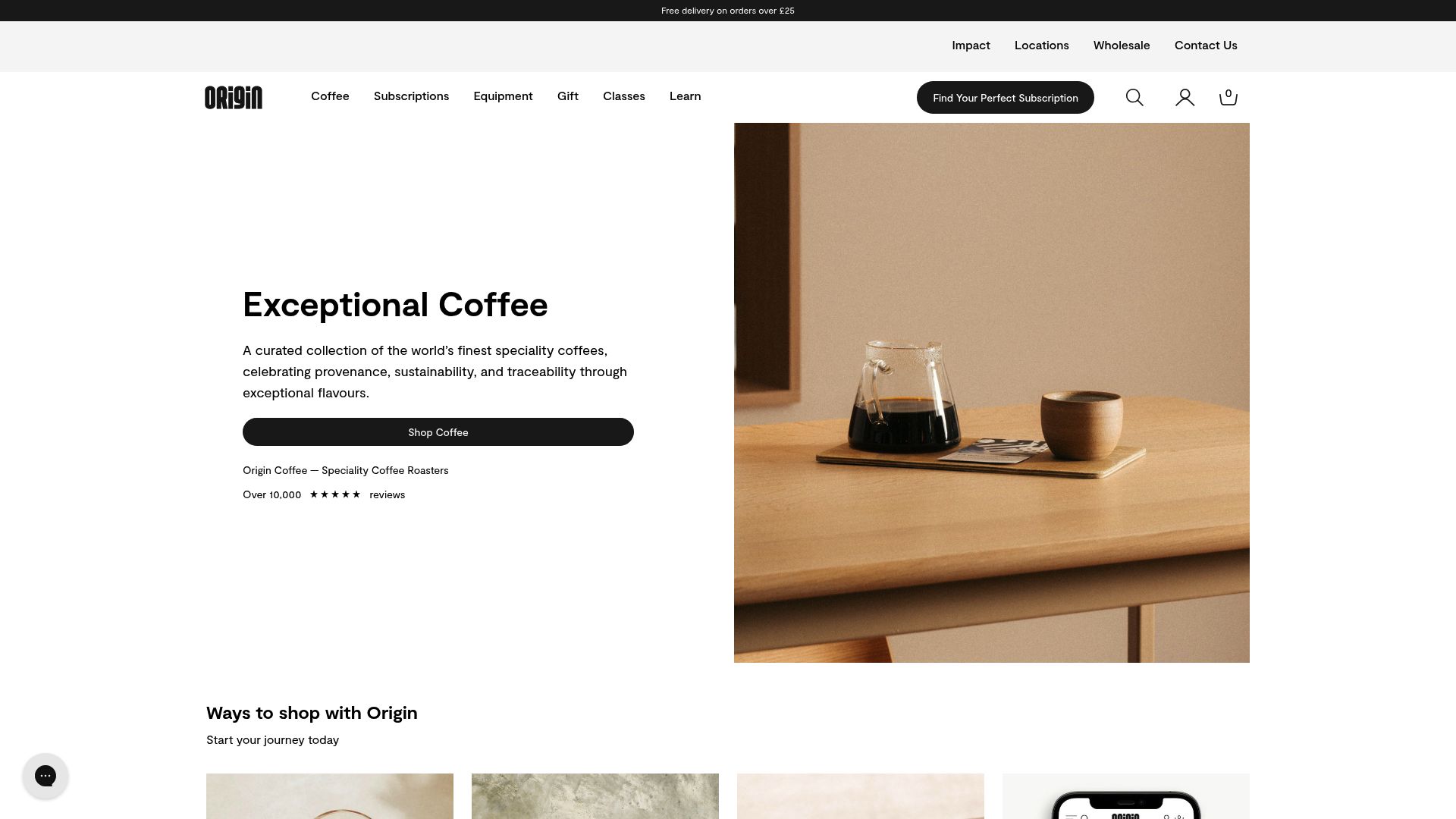 Origin Coffee