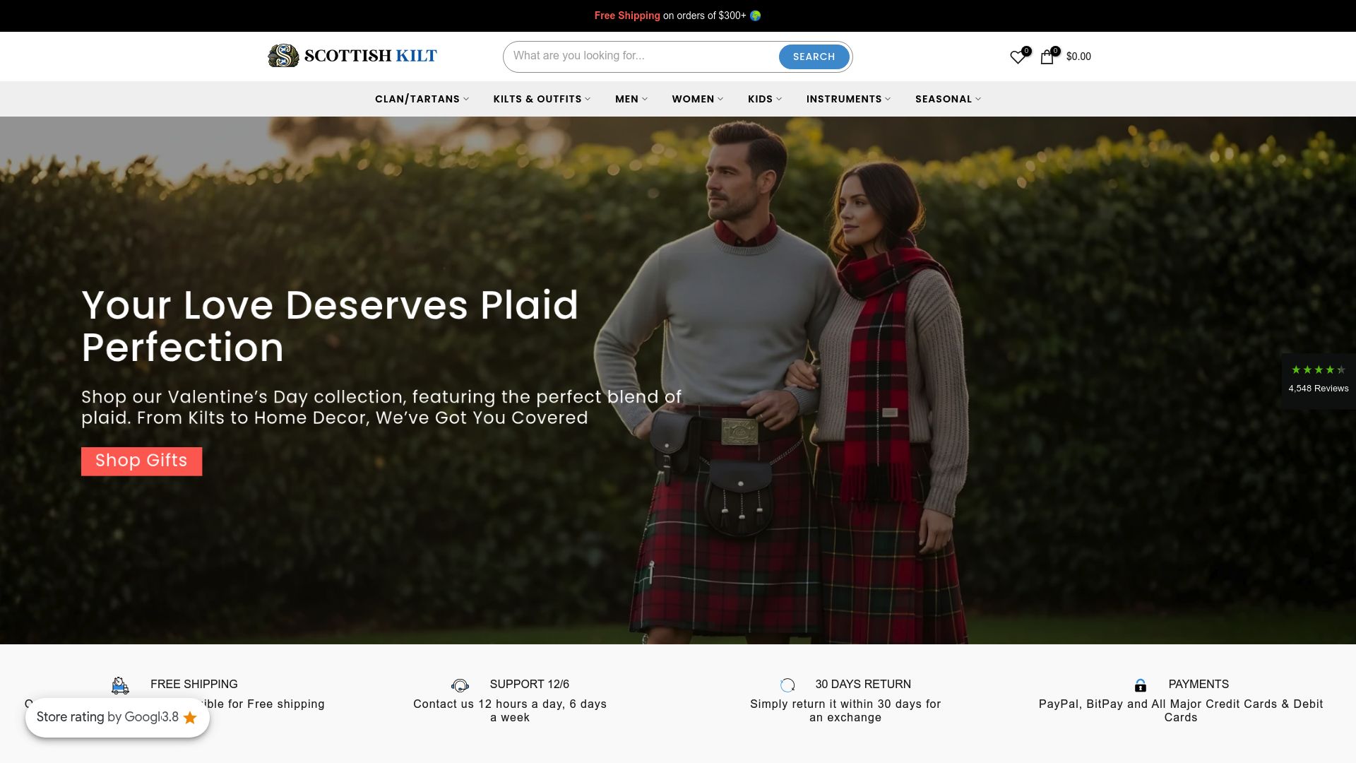 Scottish Kilt Shop