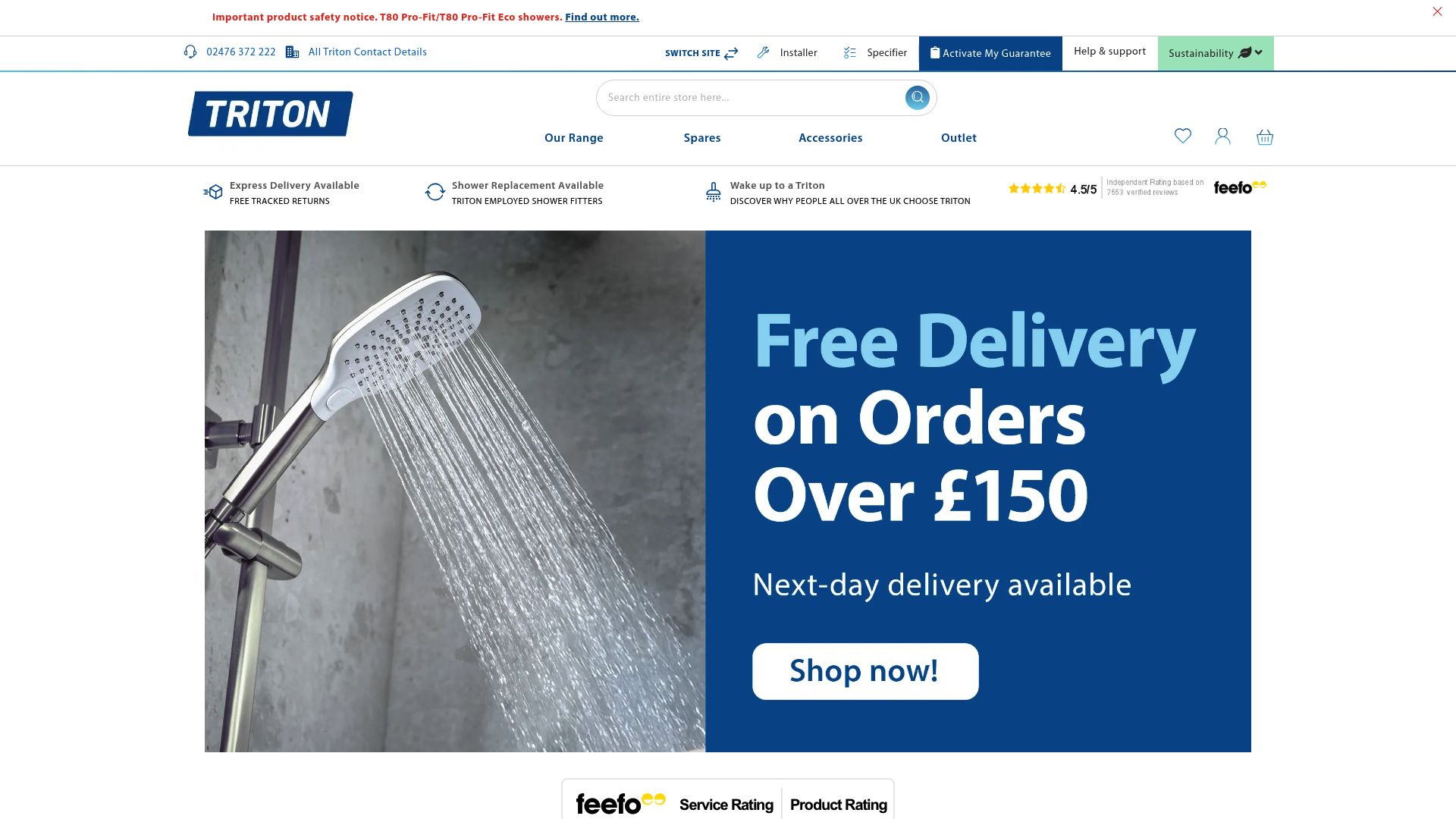 Triton Showers