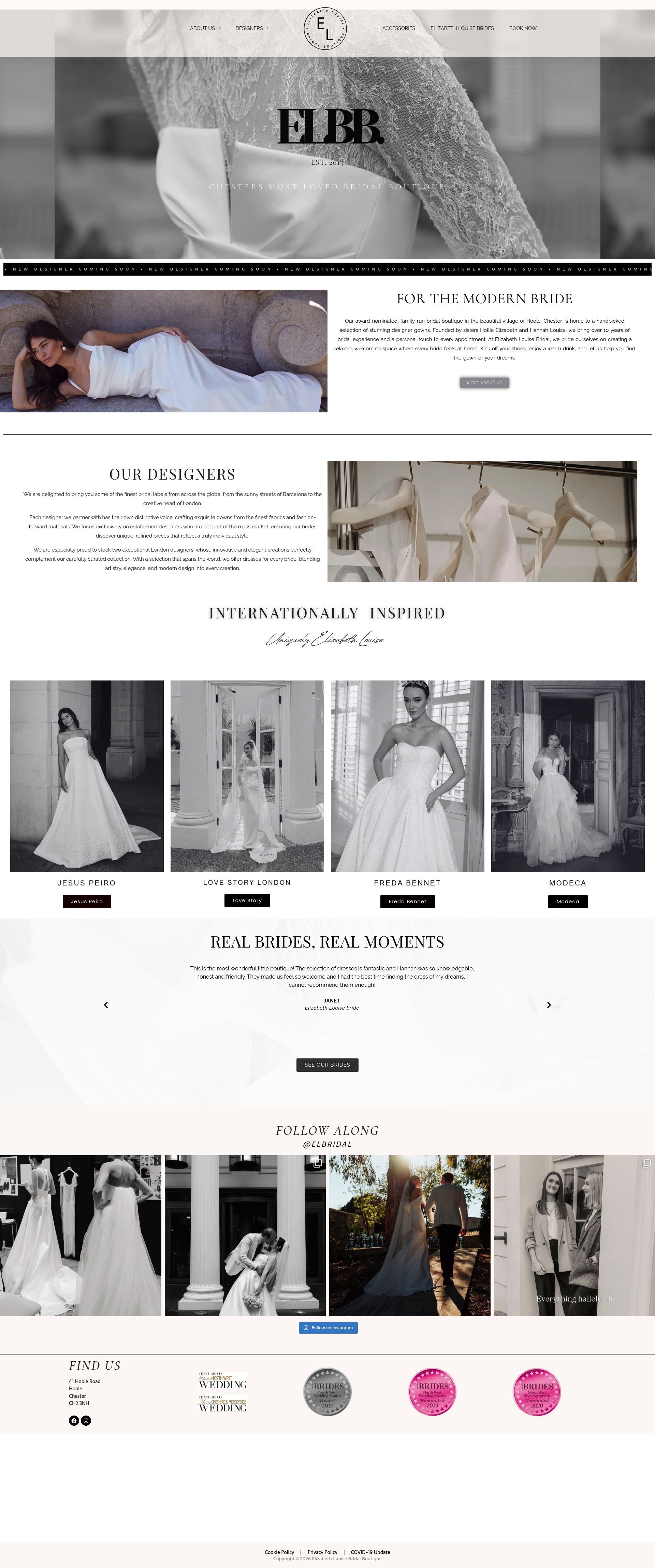 elizabethlouisebridal.com