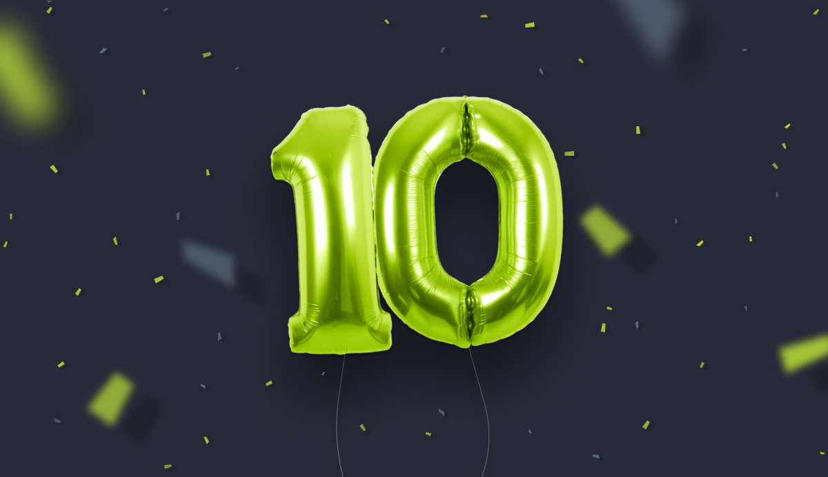 10th Birthday Banner