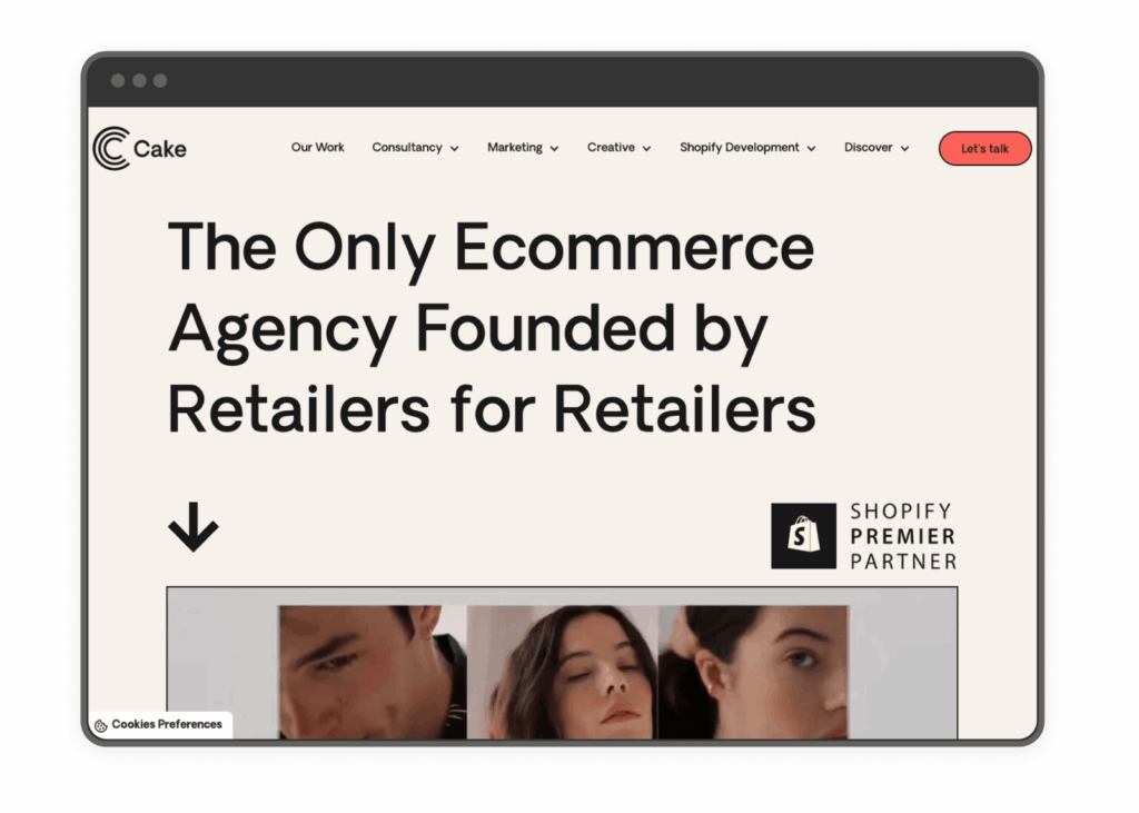 Cake Agency Shopify agency