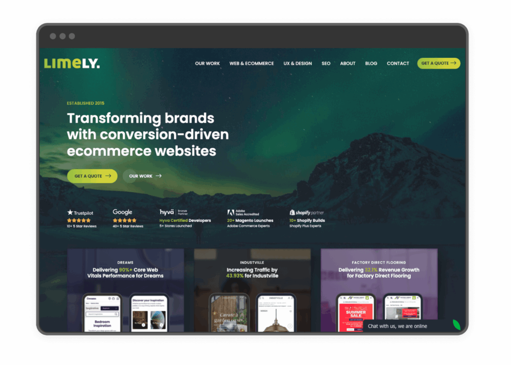 Limely Shopify agency