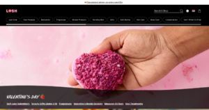 Lush website content