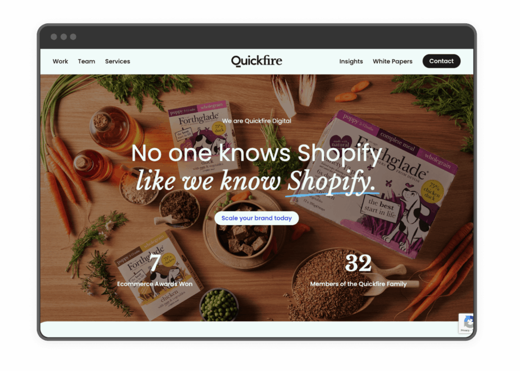 Quickfire Digital Shopify agency
