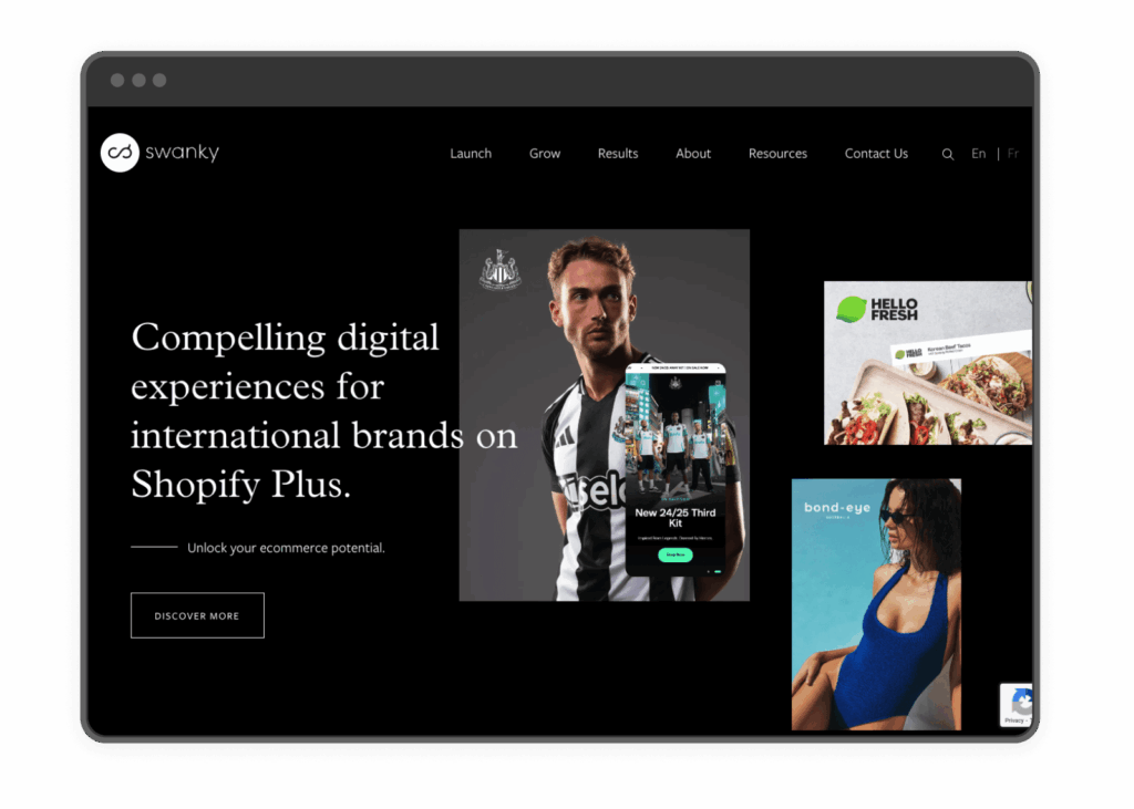 Swanky Shopify agency